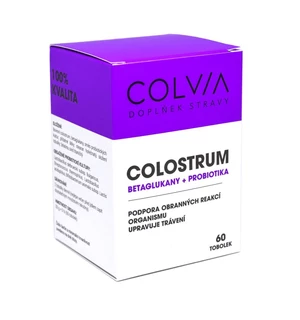 COLVIA Colostrum Betaglukany + Probiotika 60 tobolek