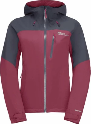 Jack Wolfskin Go Hike Jacket W Sangria Red M Outdorová bunda