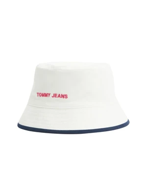 Tommy Jeans Hat - TJW ITEM REVERSIBLE BUCKET HAT white