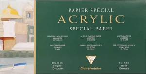 Clairefontaine Acrylic Pad Panoram Album per schizzi 20 x 40 cm 360 g