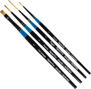 Daler Rowney Aquafine Set di pennelli 4 pezzi