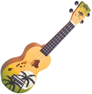 Mahalo Hawaii Hawaii Green Burst Ukulele soprano