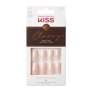 KISS Nalepovací nehty Classy Nails Cozy Meets Cute 28 ks