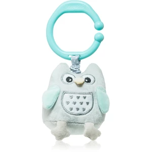 BabyOno Have Fun Musical Toy for Children kontrastní závěsná hračka s melodií Owl Sofia Blue 1 ks