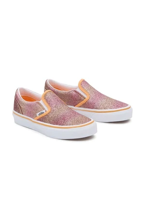 Dětské tenisky Vans UY Classic Slip-On červená barva