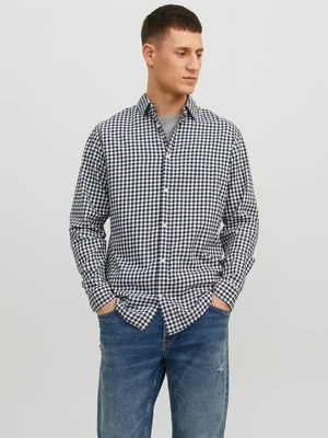 Jack & Jones Gingham Košile Modrá