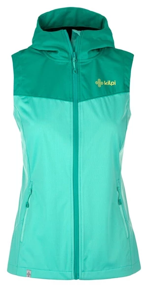 Női softshell mellény Cortina-w türkiz - Kilpi