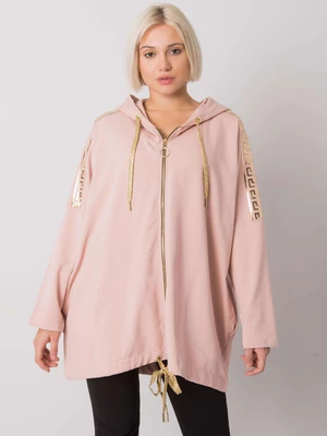 Dusty Pink Zippered Sweatshirt Athens