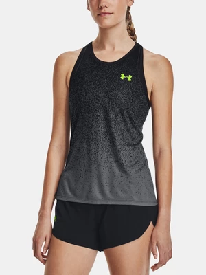 Grey-black women's sports tank top Under Armour UA Rush Cicada Singlet