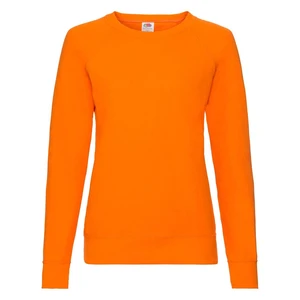 Orange classic sweatshirt light Fruit of the Loom