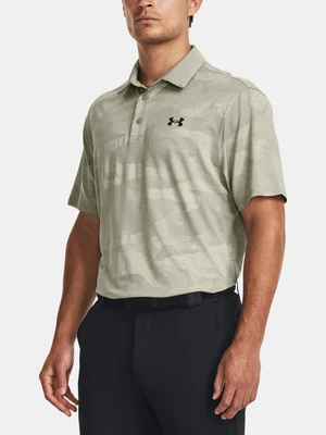 Under Armour T-Shirt UA Playoff Camo Jacq Polo-GRN - Men