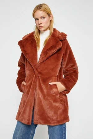 Koton Women's Brown Coat