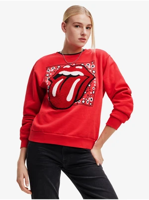 Women's Desigual Rolling Red Sweatshirt - Women