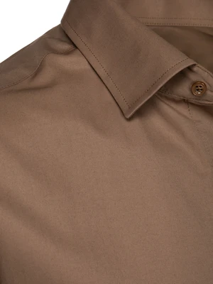 Men's Plain Brown Dstreet Shirt