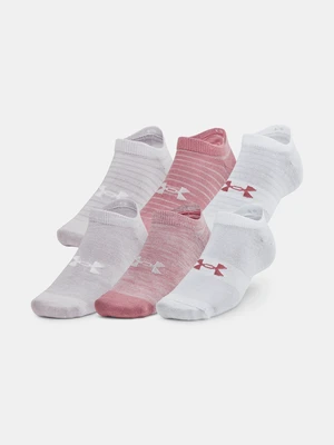 Under Armour Socks UA Essential No Show 6pk-PNK - unisex