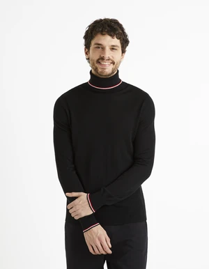 Celio Sweater with turtleneck Deblack - Men