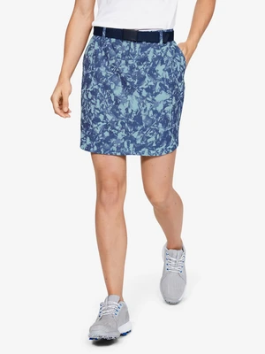 Under Armour Skirt UA Links Woven Printed Skort-BLU - Women