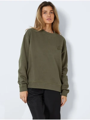 Khaki Womens Sweatshirt Noisy May Alden - Women