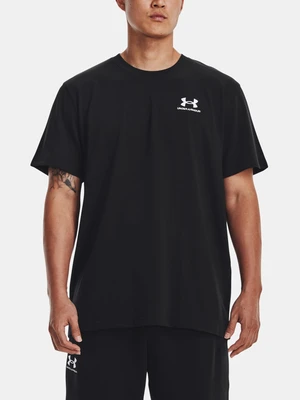 Under Armour T-Shirt UA LOGO EMB HEAVYWEIGHT SS-BLK - Men