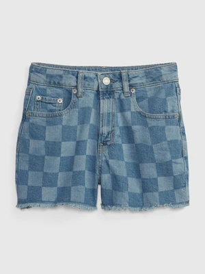 GAP Kids Denim Shorts High Rise Girlfriend Washwell - Girls