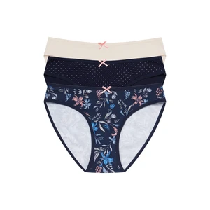 Panties Mimi 36508 K047 Set of 3 Navy blue