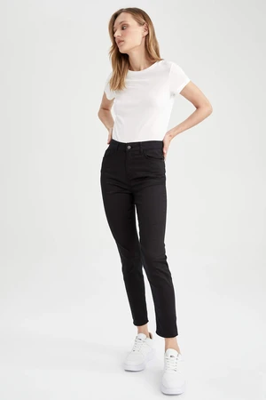 DEFACTO Skinny Fit Wowen Fabrics Trousers