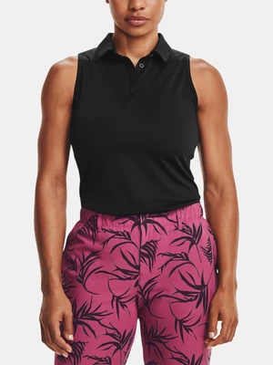 Under Armour Tank Top UA Zinger Sleeveless Polo-BLK - Women