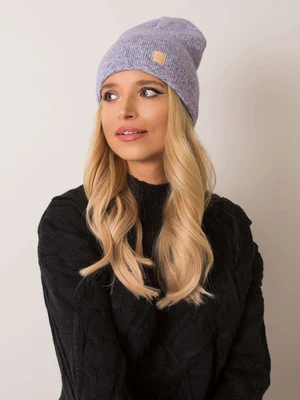 RUE PARIS Women's purple beanie