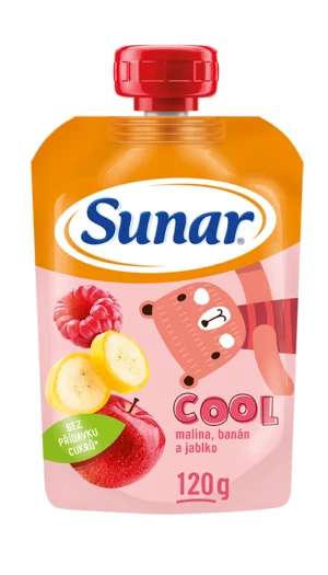 Sunar Cool ovoce Malina, banán, jablko kapsička 120 g