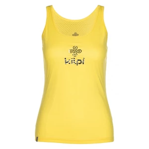 Women's functional tank top KILPI GOBI-W yellow