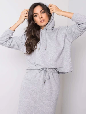 Grey set of sweatshirt and skirt RUE PARIS