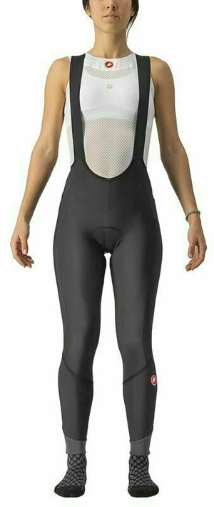 Castelli Velocissima DT Bibtight Black/Black Reflex L Cyklo-kalhoty