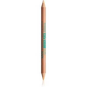 NYX Professional Makeup Wonder Pencil obojstranná ceruzka na oči odtieň 02 Medium 2x0,7 g