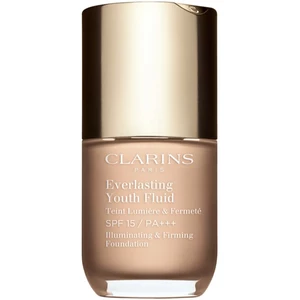 Clarins Everlasting Youth Fluid rozjasňující make-up SPF 15 odstín 102.5 Porcelain 30 ml