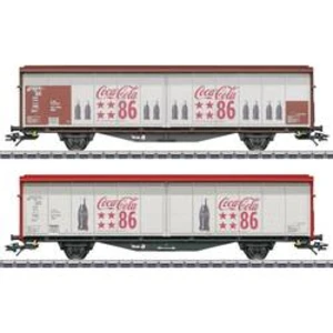 Märklin 048345 2dílná sada nástěnných vozů Hbbills C společnosti Coca-Cola® Company