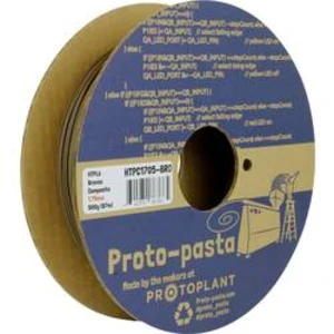 Vlákno pro 3D tiskárny Proto-Pasta HTPC1705-BRO, PLA plast, 1.75 mm, 500 g, bronzová