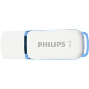 USB flash disk Philips SNOW FM16FD70B/00, 16 GB, USB 2.0, modrá