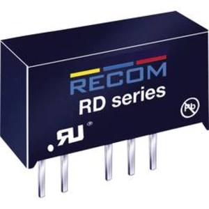 DC/DC měnič Recom RD-1215D (10000226), vstup 12 V/DC, výstup ±15 V/DC, ±66 mA, 2 W