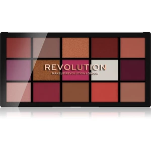 Makeup Revolution Reloaded paleta očních stínů odstín Red Alert 15x1,1 g