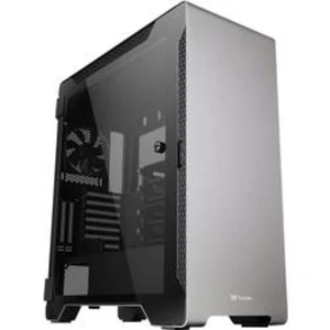 PC skříň midi tower Thermaltake A500 Tempered Glass, stříbrná, černá