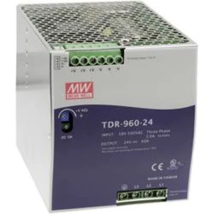 Síťový zdroj na DIN lištu Mean Well TDR-960-48, 1 x, 48 V/DC, 20 A, 960 W