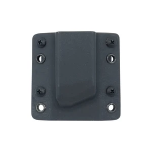 OWB Glock - vnější pouzdro na pistolový dvouřadý zásobník bez SweatGuard RH Holsters® – Černá (Barva: Černá, Typ uchycení: Kovový průvlek)