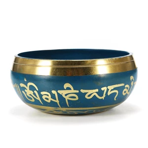 80mm Blue Tibetan Yoga Singing Bowl