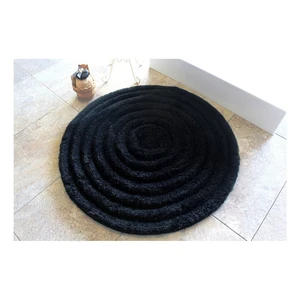 Kúpeľňová predložka Round Black, Ø 90 cm