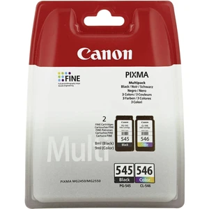 Canon Ink cartridge PG-545, CL-546 originál kombinované balenie čierna, zelenomodrá, purpurová, žltá 8287B005 sada nápln