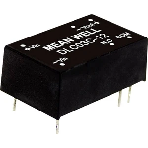 Mean Well DLC03A-15 DC / DC menič napätia, modul   100 mA 3 W Počet výstupov: 2 x