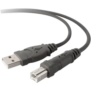 Belkin #####USB-Kabel USB 2.0 #####USB-A Stecker, #####USB-B Stecker 3.00 m sivá