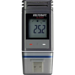 VOLTCRAFT DL-210TH teplotný datalogger, vlhkostný datalogger  Merné veličiny teplota, vlhkosť vzduchu -30 do +60 °C 0 do