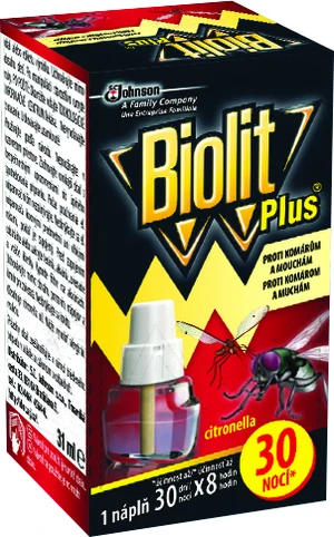 Biolit Plus - 30 nocí na komáre a muchy