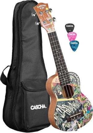 Cascha HH 2600 Art Series Sopránové ukulele Urban